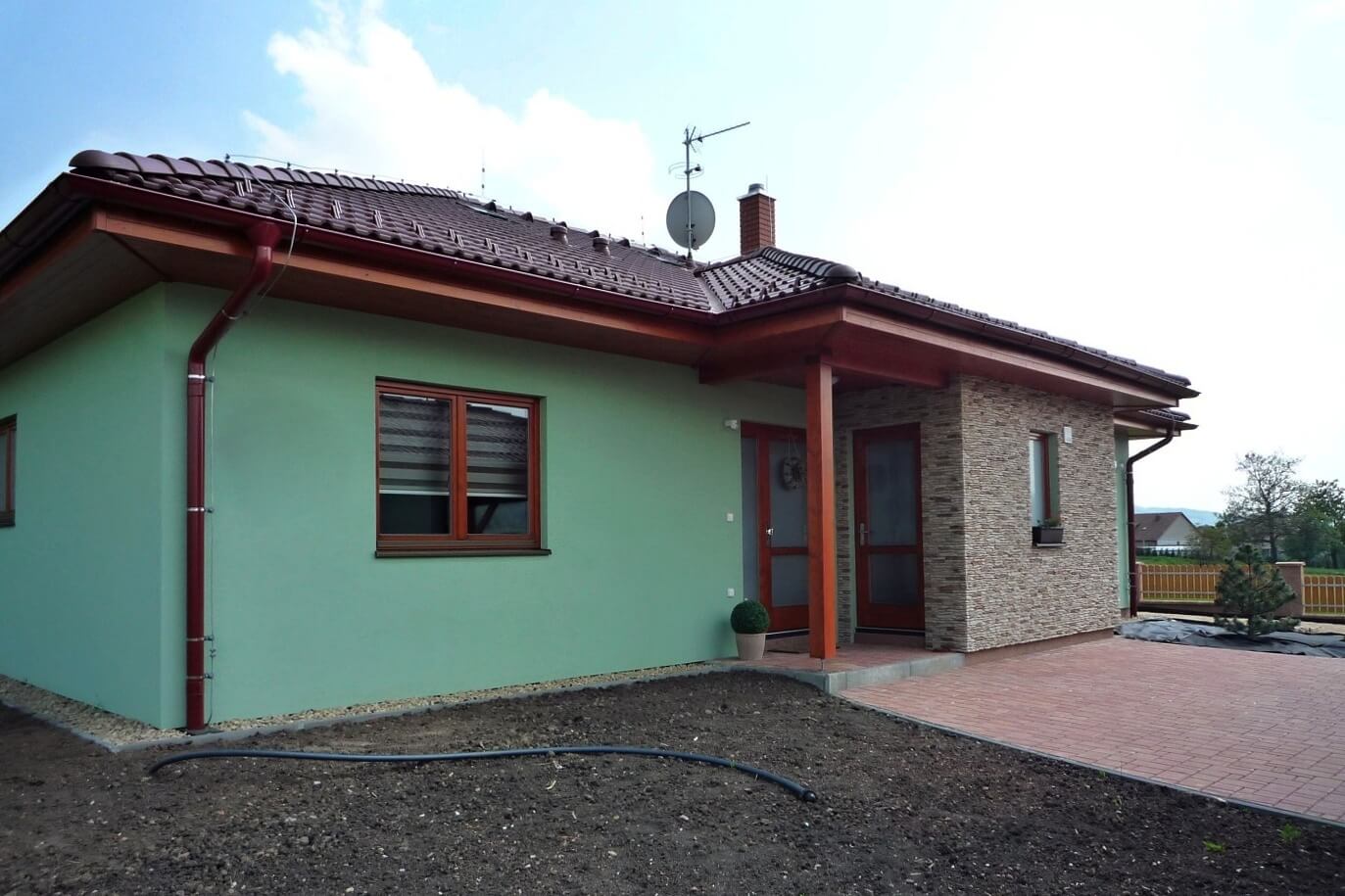 Pohled na rodinný dům Gita