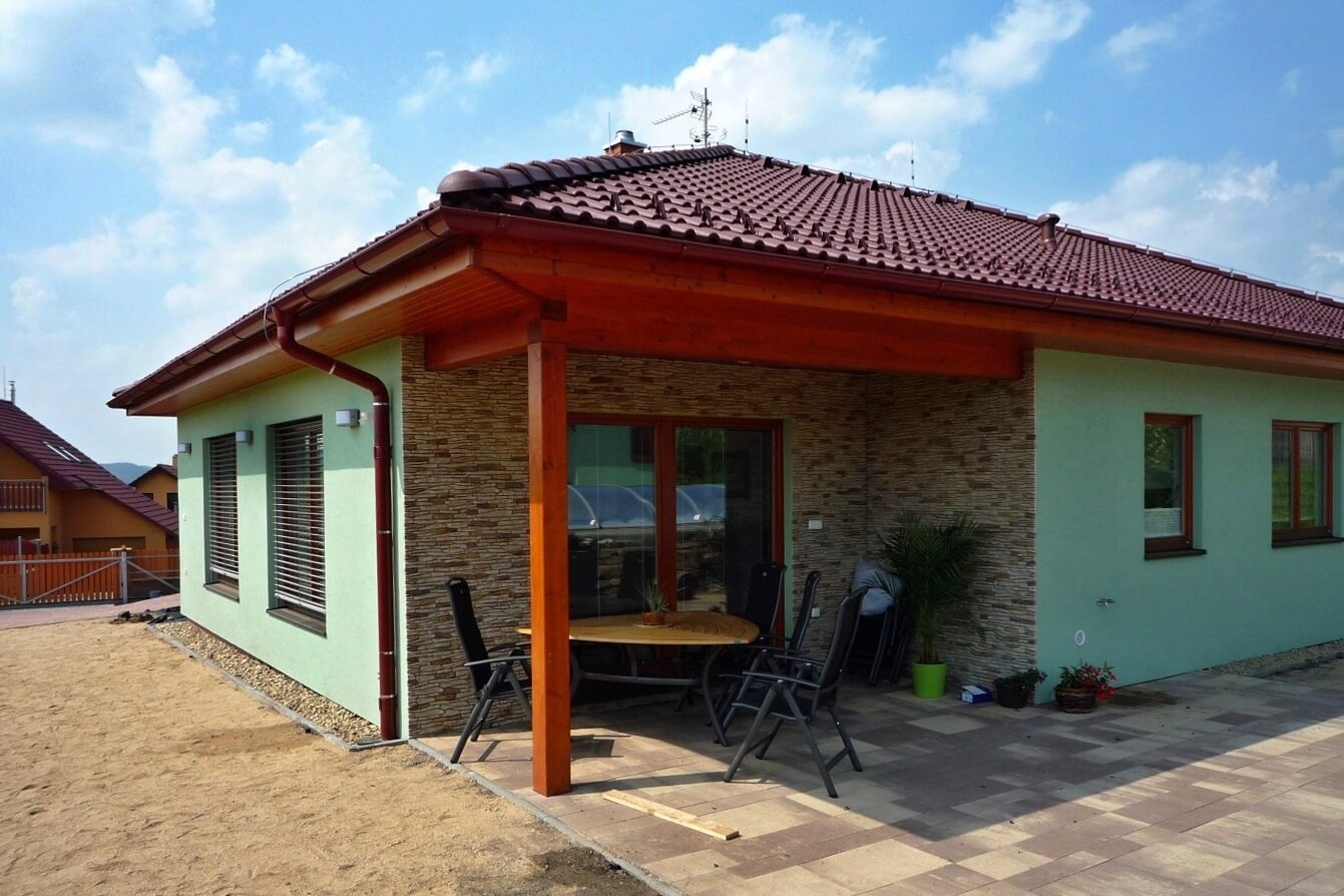 Pohled na rodinný dům Gita