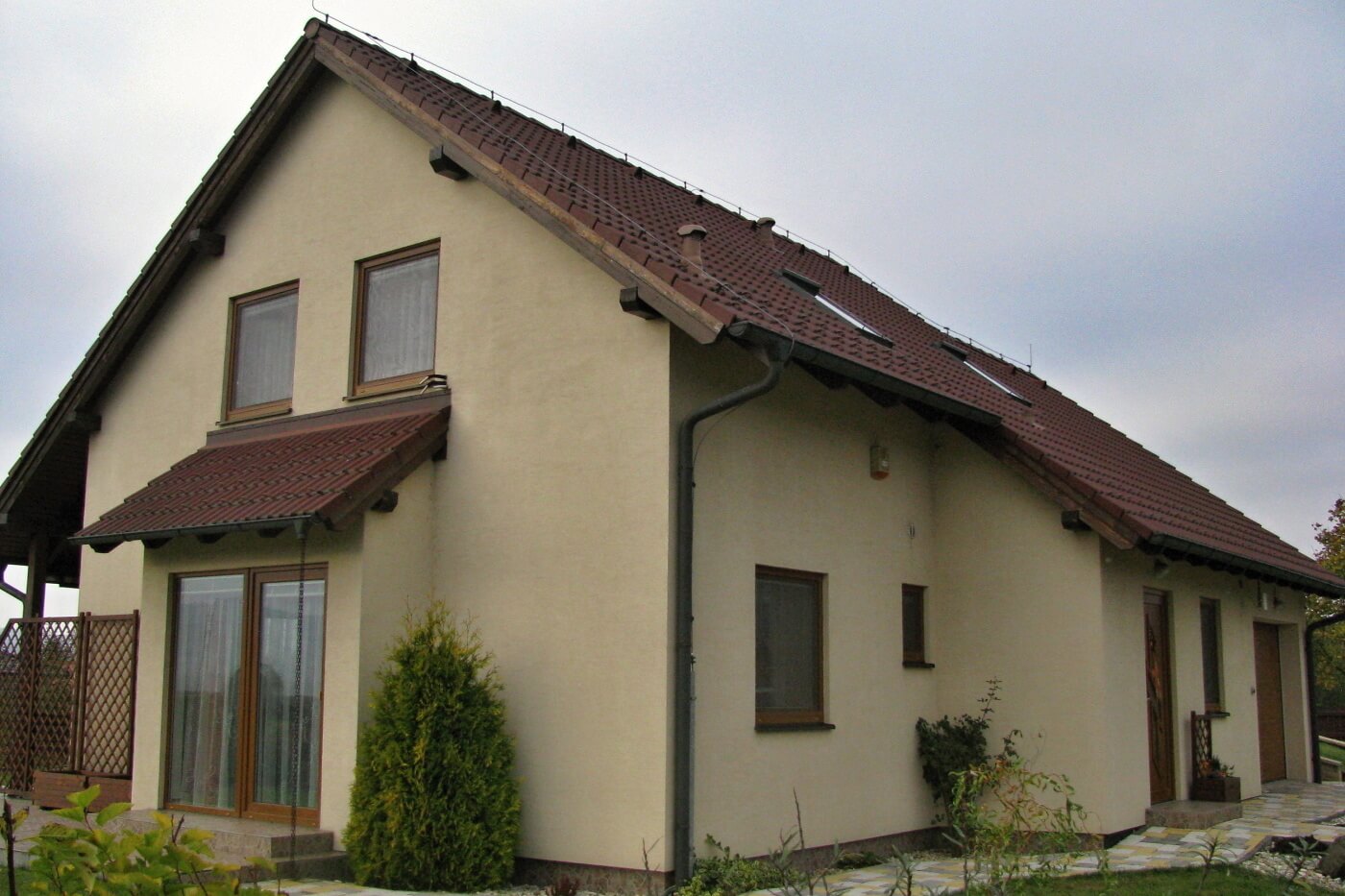 Pohled na rodinný dům Marcela