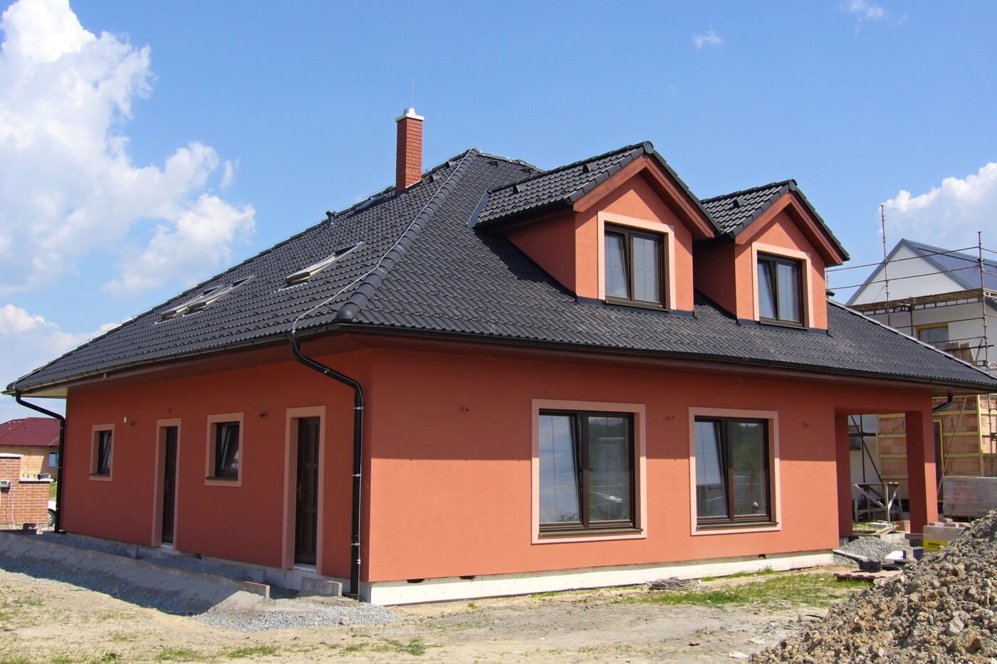 Pohled na rodinný dům Simona