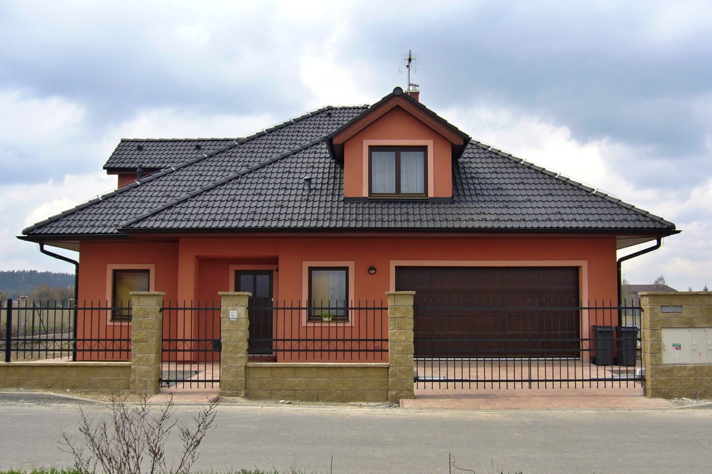 Pohled na rodinný dům Simona