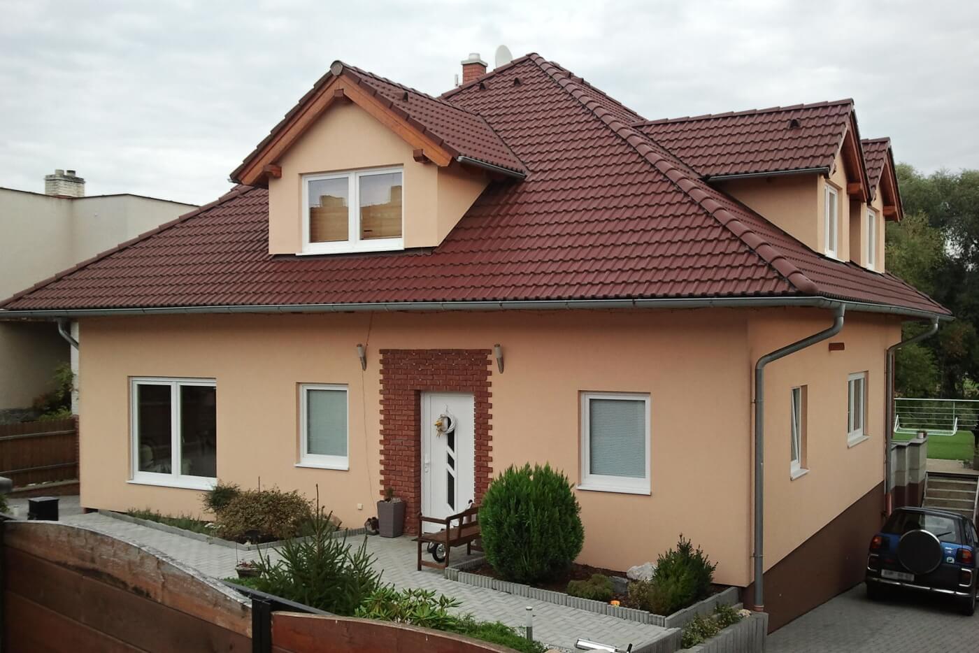 Pohled na rodinný dům Simona