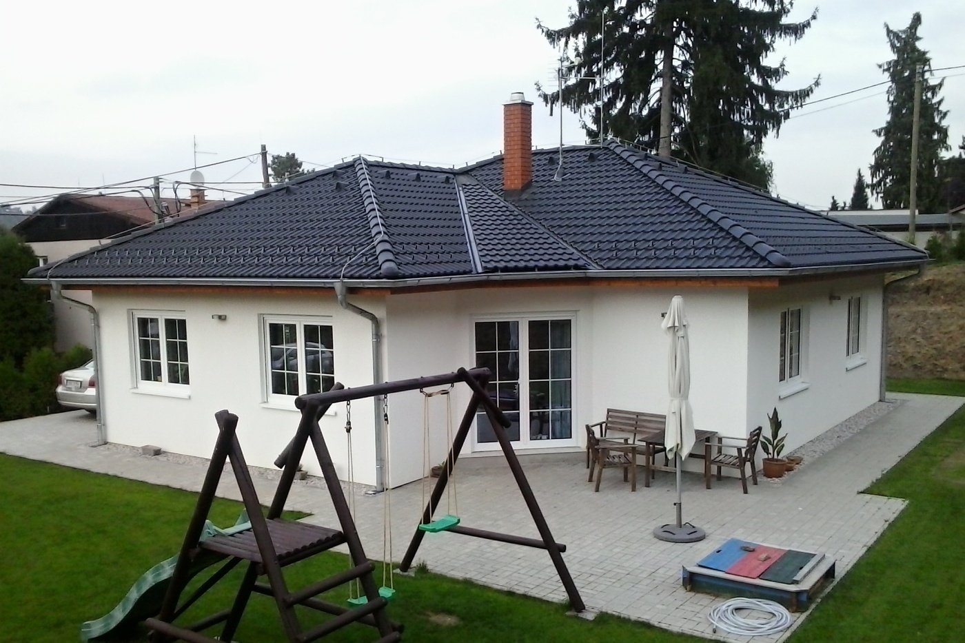 Pohled na rodinný dům Edita