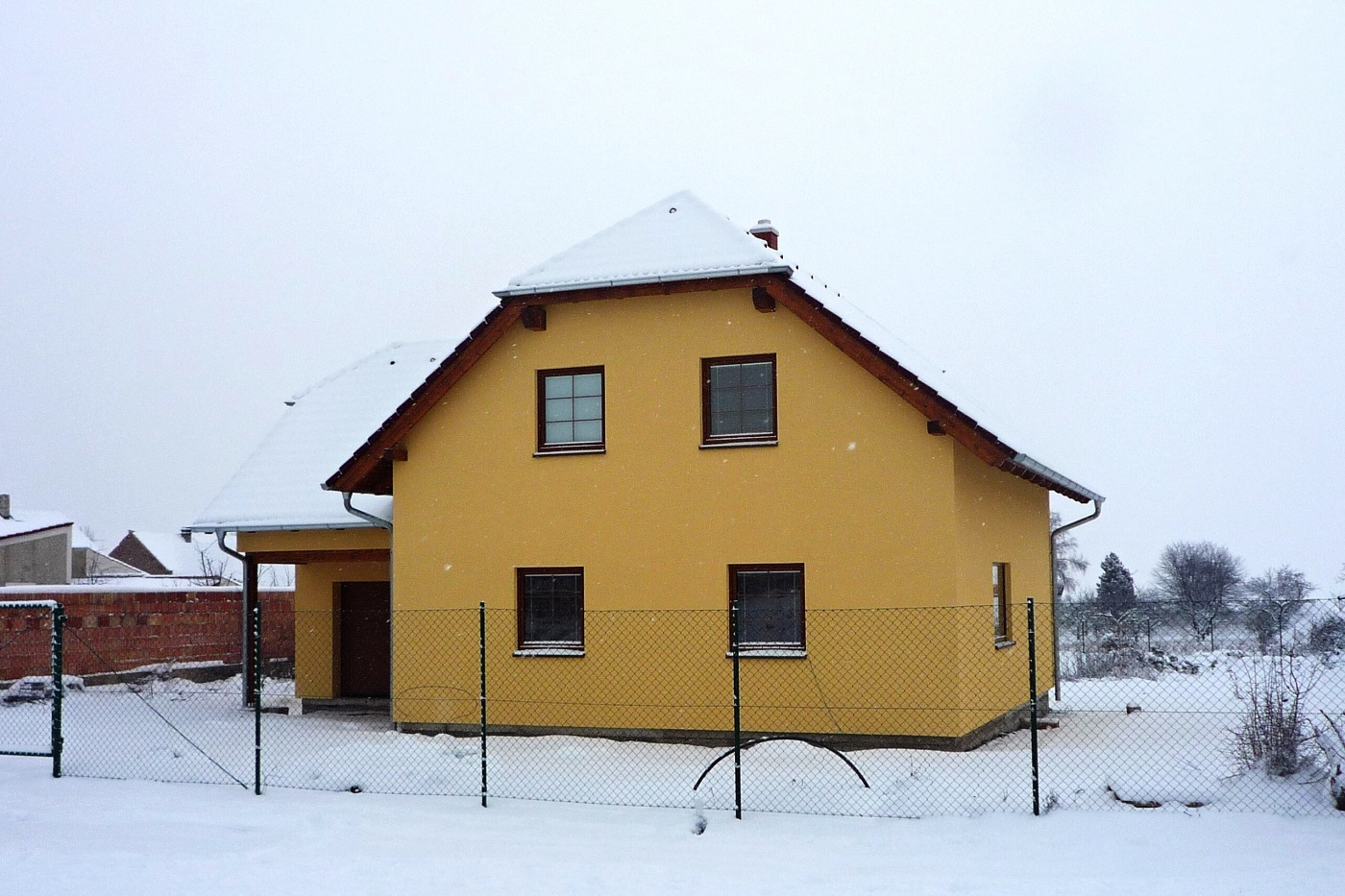 Pohled na rodinný dům Karel