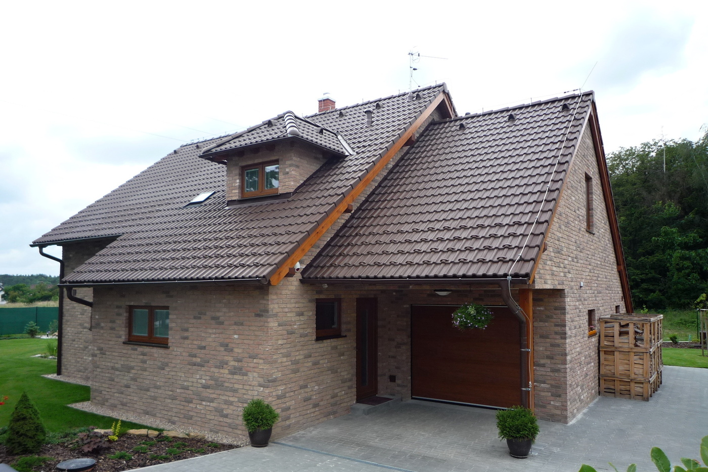 Pohled na rodinný dům Karina