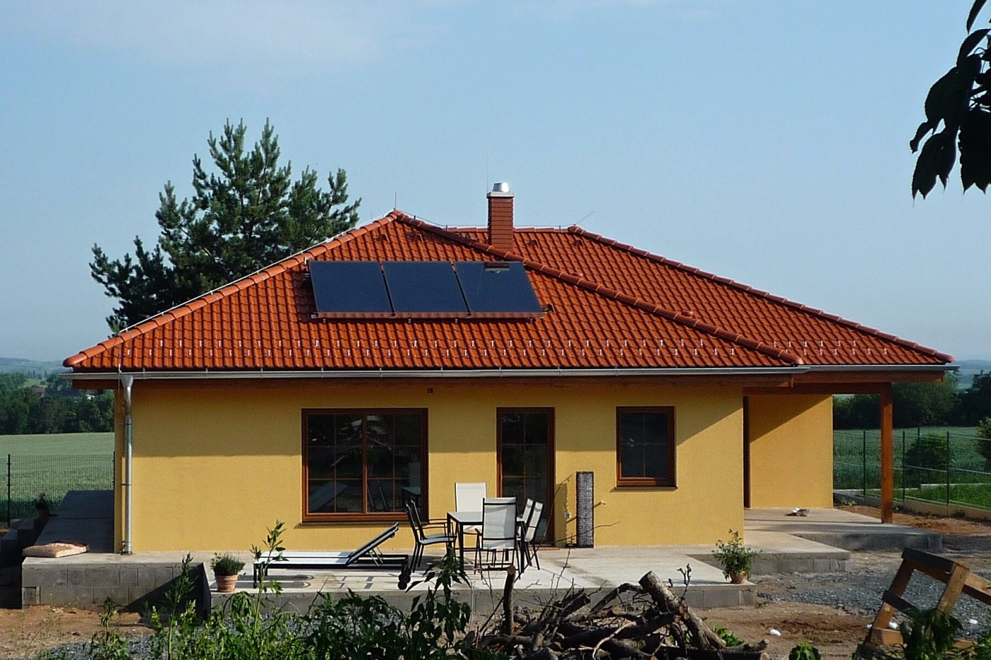 Pohled na rodinný dům Martina