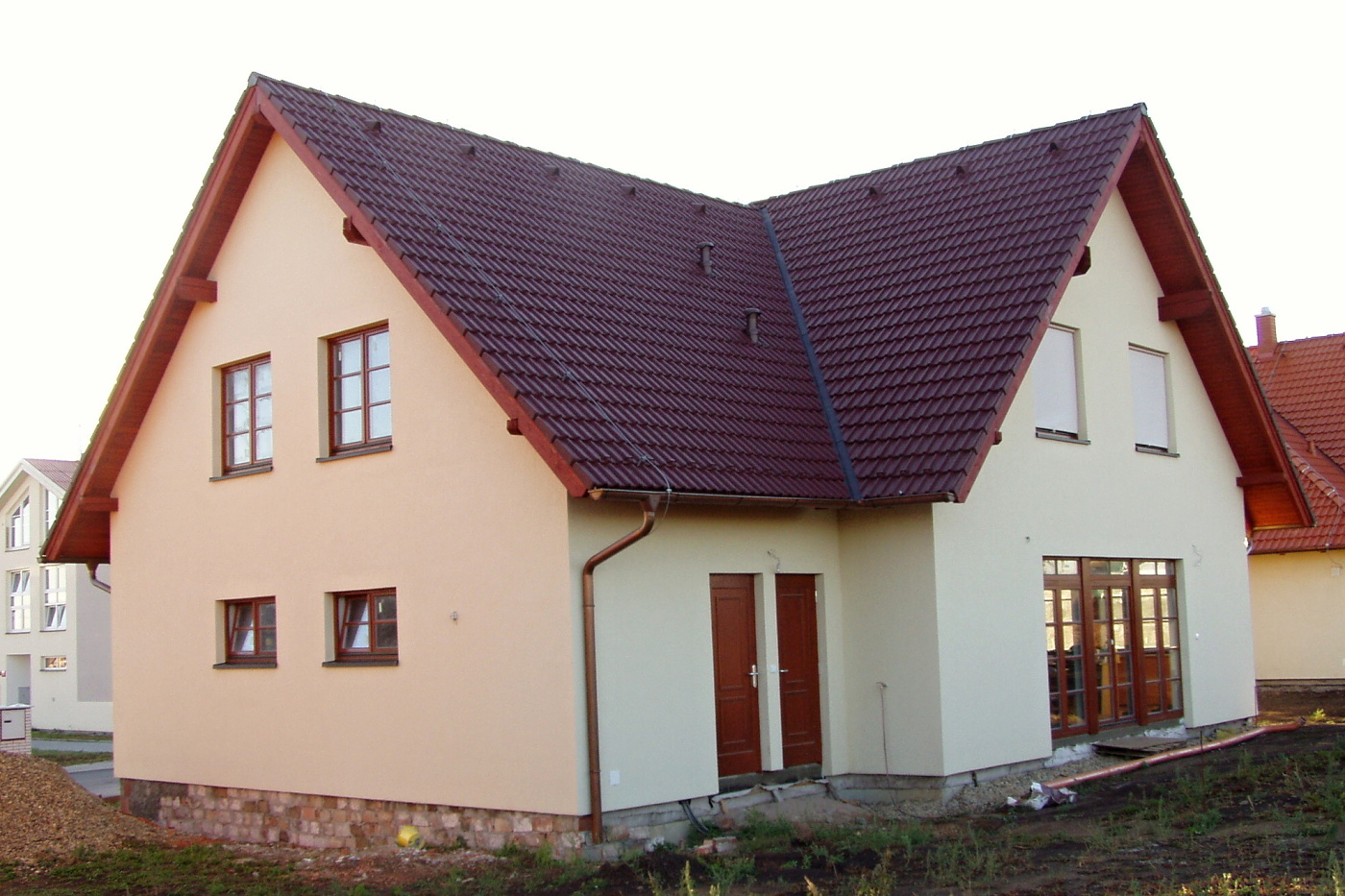 Pohled na rodinný dům 
