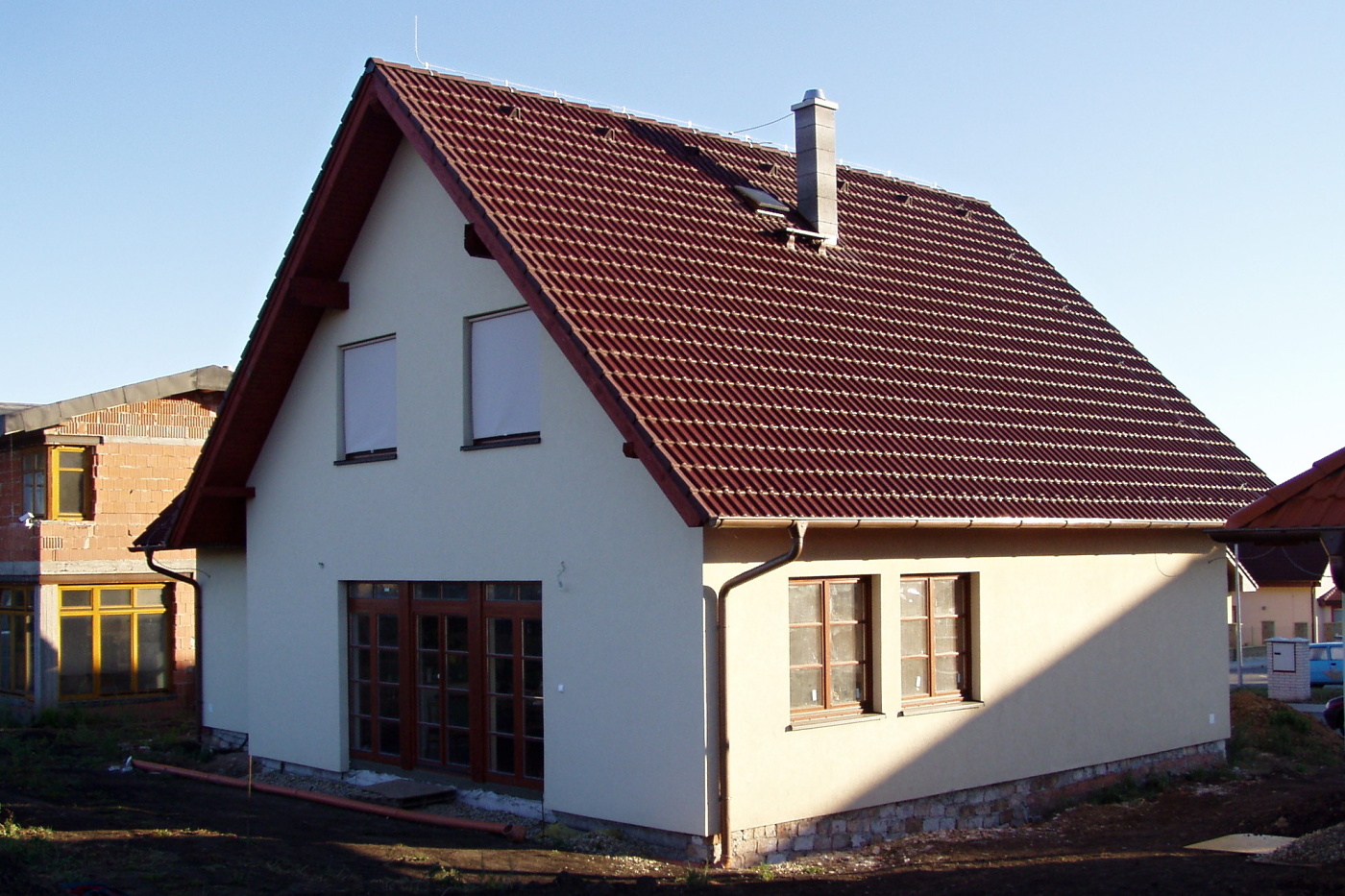 Pohled na rodinný dům 