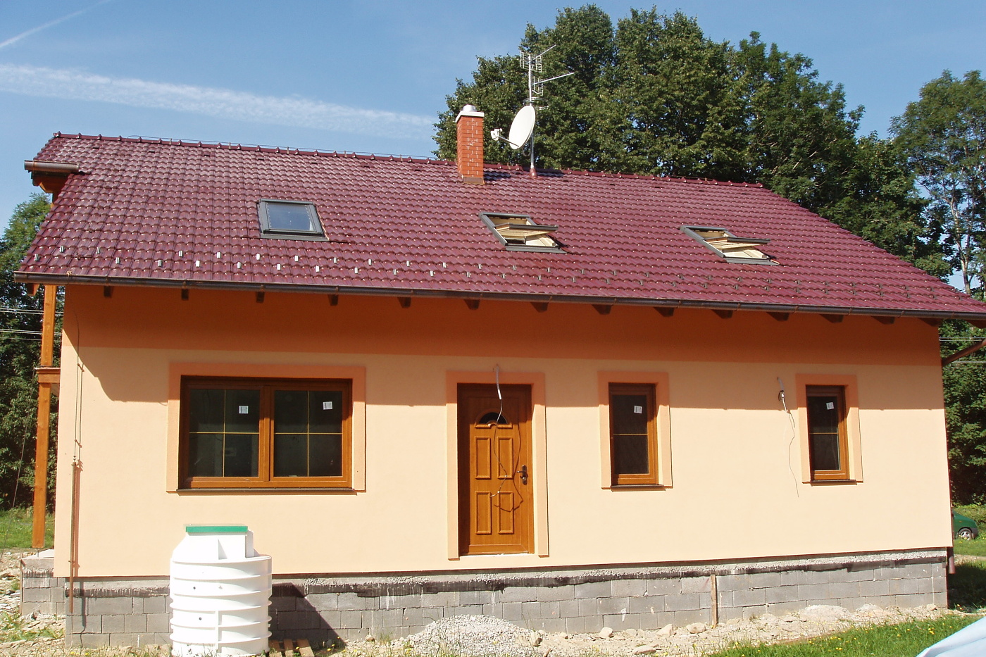 Pohled na rodinný dům 